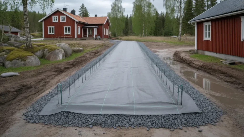 markduk geotextil under uppfart och g ngar r tt klass l ggning och vanliga misstag