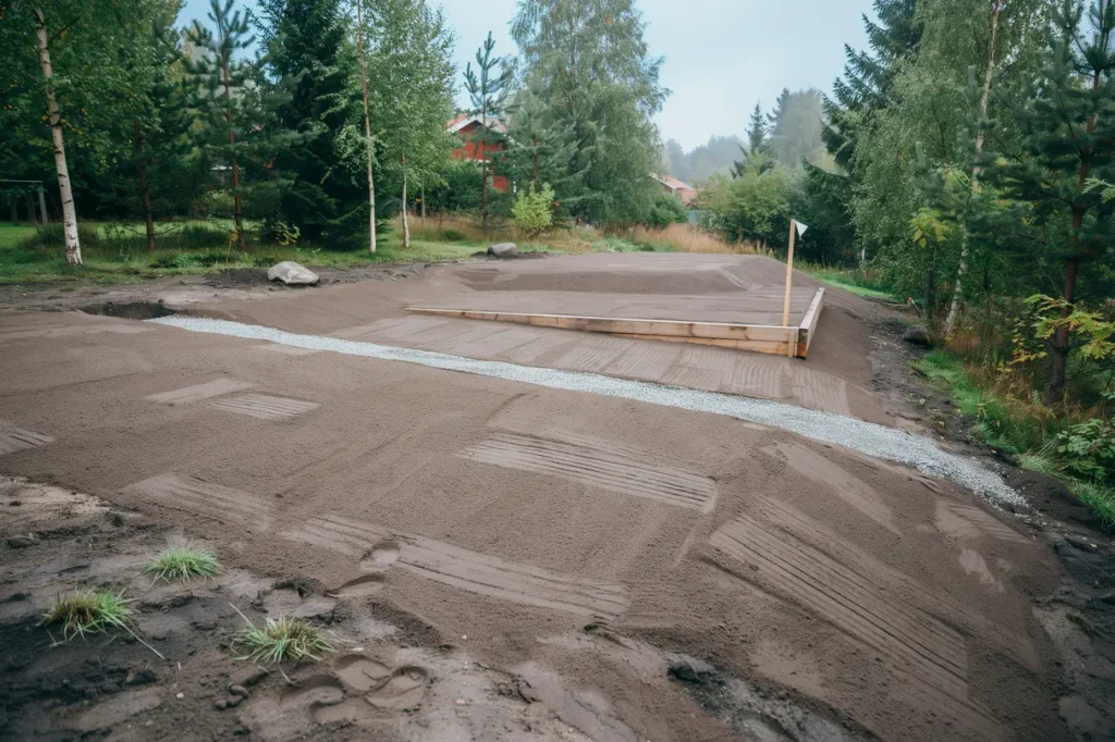 terrassering och markplanering inf r tr dg rdsanl ggning i taxinge nykvarn